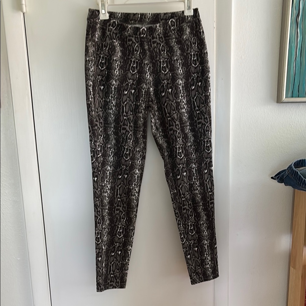 Lildy Brown and Gray Snake Print Jeggings